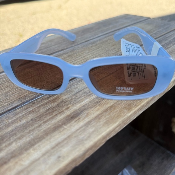 Brand NEW - A New Day - Sky Blue Fashion Sunglasses - 100% UV Protection - Picture 7 of 13